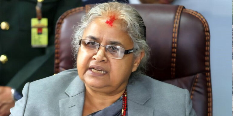 The current image has no alternative text. The file name is: sushila-karki-1.jpg