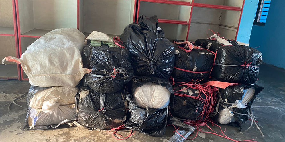 धरानबाट ३१७ किलो बेबारिसे गाँजा बरामद