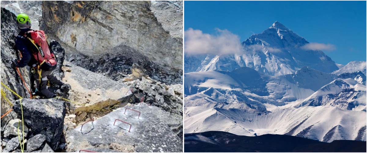 सगरमाथा आरोहण गर्ने सुरक्षित बाटो खुल्दै, हिलारी र तेञ्जिङ हिँडेका थिए