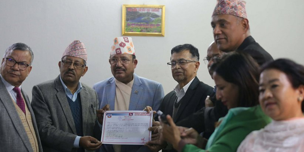 नेपाली कम्युनिस्ट पार्टीले पायो दल दर्ताको प्रमाणपत्र