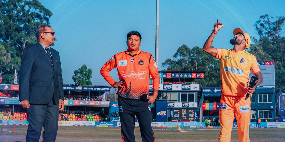 चितवनविरुद्ध सुदूपश्चिमले पहिले ब्याटिङ गर्दै