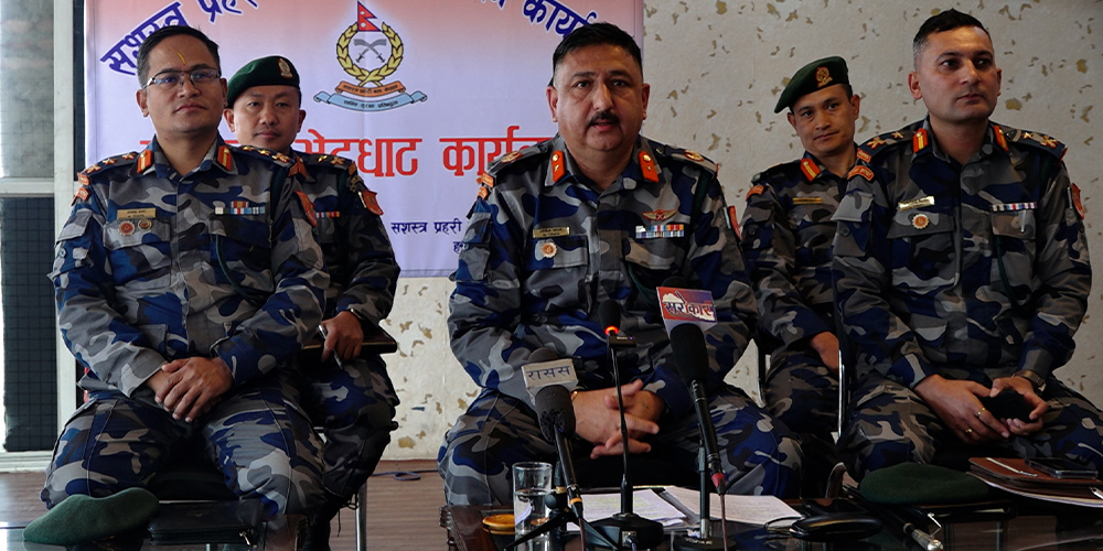 आसन्न निर्वाचनमा सशस्त्र प्रहरी दोस्रो घेरामा परिचालित हुने