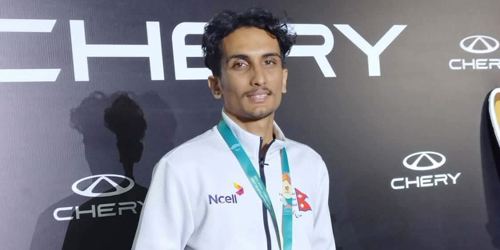 नेपाललाई टेबलटेनिसमा रजत पदक