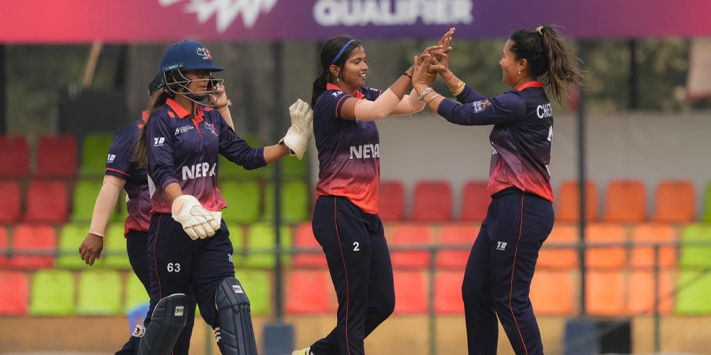 जित्नैपर्ने खेलमा नेपालले स्कटल्याण्डको सामना गर्दै